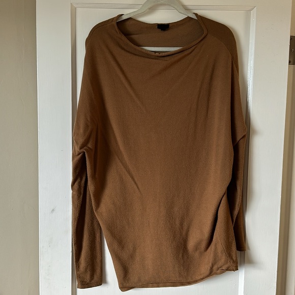 NBD brown off shoulder sweater - Picture 2 of 5